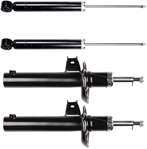 Strutstore Front and Rear Shocks Accessories Struts Absorber Struts fit for 2009-2013 Volkswagen CC,2010-2013 Volkswagen Golf,2006-2013 Volkswagen GTI,2006 2008-2012 Volkswagen Jetta Pack of 4