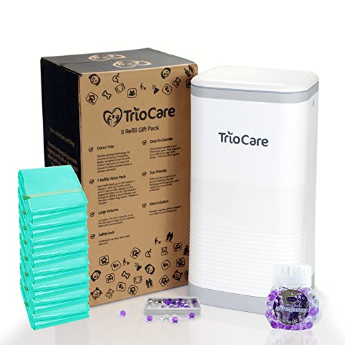 TrioCare Odour Locking Blocking Control Diaper Pail