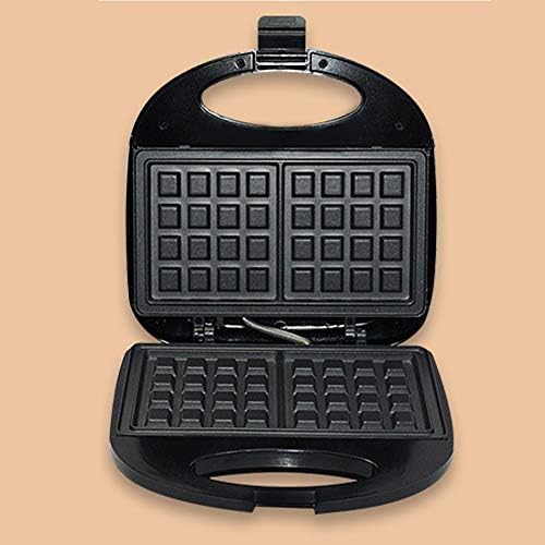 HUAFUJI Waffle machine/square waffle iron/non-stick pan/home waffle breakfast machine/stainless steel/home / 750w-black