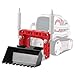 BLOQUEEN Lifting Kit Toy Building Blocks for Anki Cozmo Stem Robot DIY Hand-Assembled Bulldozer Coding Toy Accessory Enhance Educational and Intelligent Gameplay Red