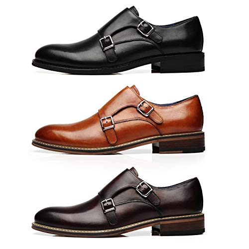 la milano double monk strap slip on loafer