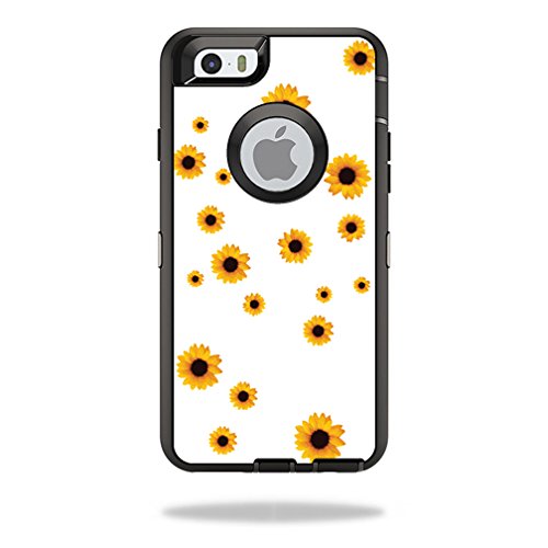 MightySkins Protective Vinyl Skin Decal for OtterBox Defender iPhone 6/6S wrap Cover Sticker Skins Sunflower Shower
