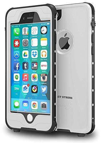 IMPACTSTRONG iPhone 6 Waterproof Case [Fingerprint ID Compatible] Slim Full Body Protection for Apple iPhone 6 / 6s (4.7") - White