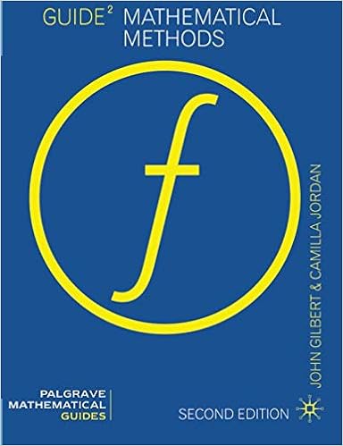 Guide To Mathematical Methods Mathematical Guides J - 