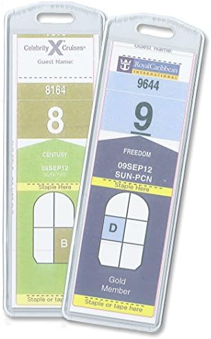 Cruisetags, NARROW Cruise Ship Luggage Tags (4 Pack)