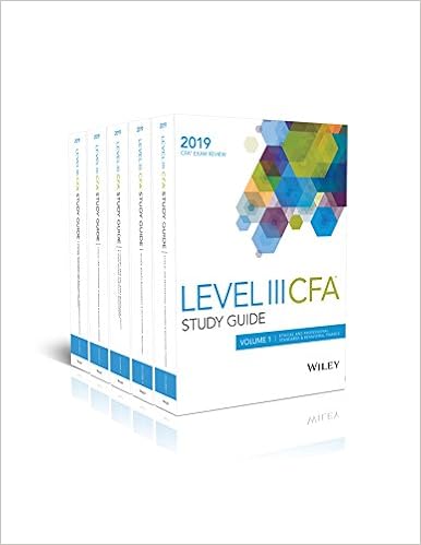Wiley Study Guide for 2019 Level III CFA Exam: Complete Set: 9781119533955: Economics Books @ Amazon.com