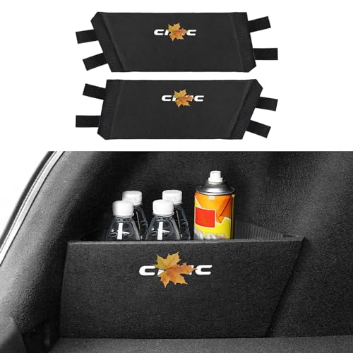 Photo 1 of 2PCS Car Rear Trunk Organizer Side Divider Sticker Compatible with 11th Gen Honda Civic 2022 2023 2024 Accessories - ONLY for Hatchback