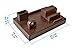 Teslyar Wood Phone Docking Station Ash Key Holder Wallet Stand Watch Organizer Men Gift Husband Wife Anniversary Dad Birthday Nightstand Purse Father Graduation Male Travel Idea Gadgets