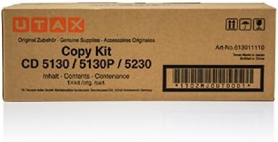 Utax613011110 Black Laser Toner Cartridge and Toner & Laser Cartridge (3000pages, CD5130, One Piece (S); 3000 Pages)