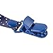 Pacifier Clip for Boys Girls Unisex Pacifier Holder Set for Soothies or Teething Toy Premium Plastic Clip (Button Design)