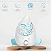Aromacare Essential Oil Diffuser/Aromatherapy Diffuser 1300 mL (0.35 Gallon), Ultrasonic Cool Mist Humidifier, Soothing Night Light, Great Mist Output for Large Bedroom, Baby Room, Home & Office