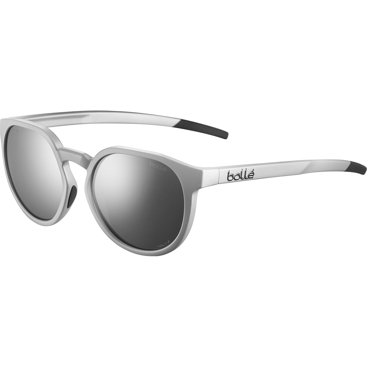 bollé - Merit, Silver Matte, Volt+ Cold White Cat 3, Small, Sunglasses, Unisex, Adult