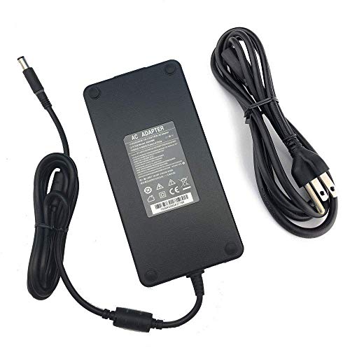 Slim 240W 19.5V 12.3A Adapter Charger for PA-9E DELL Alienware M17x R4 M18x X51 Precision M6400 M6500 M6600 M6800 FWCRC Y044M Y047M GA240PE1-00 0J938H J211H U896K by ETTECH