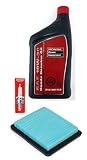 Honda EU3000 Generator Tune-Up Kit, (1) 08207-10w30 Quart Oil, (1) 98079-55846 Spark Plug & (1) 17211-ZS9-A02 Air Filter