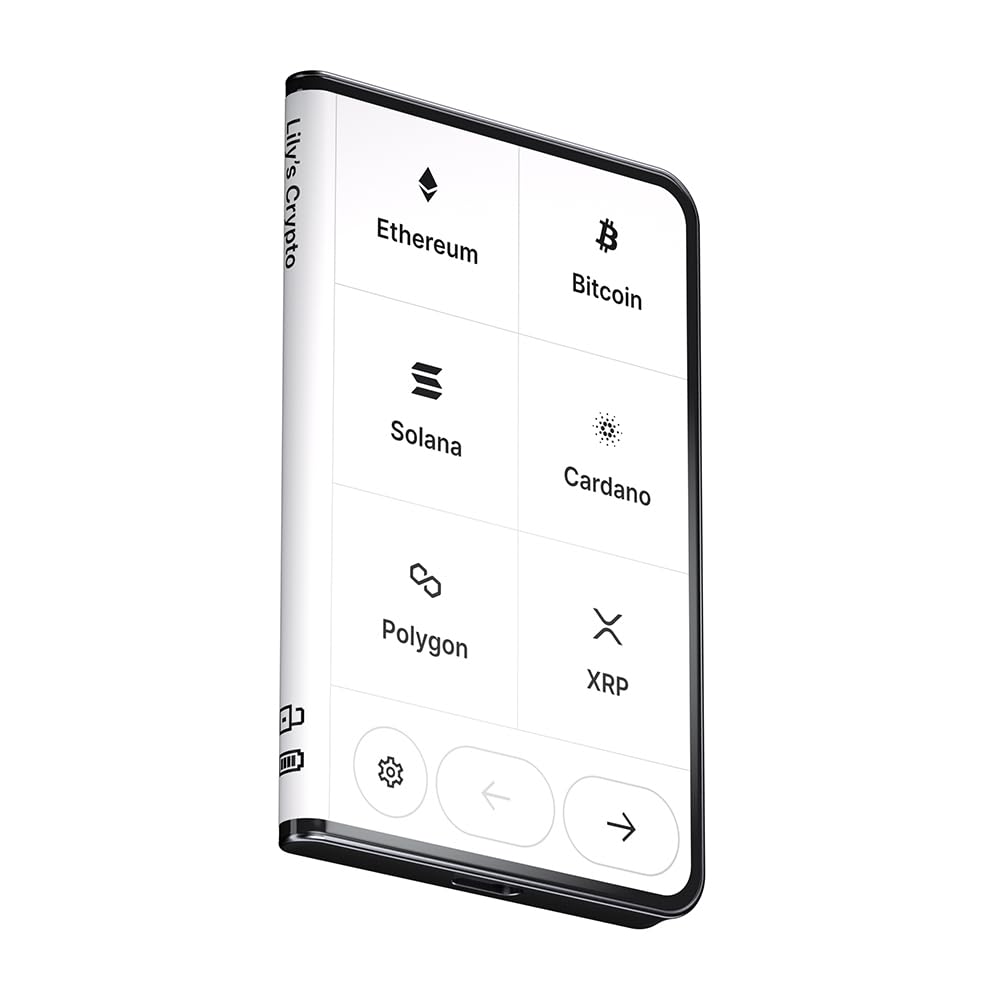 Ledger STAX - Experience The World's First Premium Touchscreen Signer with Curved E Ink Display Recovery Key not Included