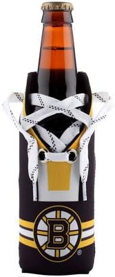 NHL Boston Bruins Laced Bottle Cooler, Small, White
