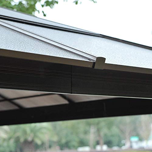Ausstattung Patio Aluminium Pavillon Baldachin Festzelt Party Zelt Hardtop Dach Gartenunterstand mit Mesh Seitenwände 4… – Bild 5