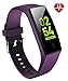 goopow Fitness Tracker, Activity Tracker Watch with Heart Rate Monitor, Waterproof Smart Fitness Band with Step Counter, Calorie Counter, Pedometer Watch Kids Women and Men