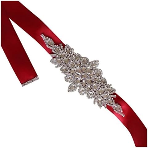Greenia Women's Crystal Bridal Belt
