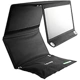 USB Solar Phone Charger,Ptime 28W Portable Solar Panel with 2 USB Ports for iPhone iPad Samsung Galaxy LG Cellphones and More