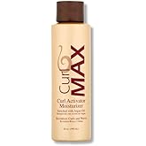 Curl Max Curl Activator Moisturizer with Argan Oil, 20 oz, Revitalizes Curls and Waves