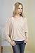 Women's Sexy Long Batwing Sleeve Loose Pullover Casual Top Blouse T-Shirt
