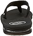 Reef Mens Fanning Sandal/Flip Flops/Slipper Footwear, Black/Silver, Size 9