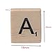 XADP 500PCS Wooded Letter Wood Pieces
