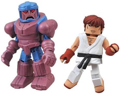 Marvel Vs Capcom 3 Minimates Series 2 Exclusive Mini Figure 2Pack Sentinel Vs. Ryu
