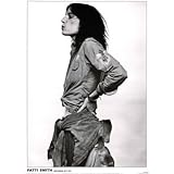 Patti Smith (Amsterdam, May 1976) Music Poster Print - 24x33 custom fit with RichAndFramous Black 24 inch Poster Hangers