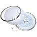 Lunabode LED Double Ring Dimmable LED Ceiling Light, Flush Mount, Porch & Room Lights, 22W (100W Eq) 1800lm, 2700K, Brushed Nickel, ETL (14