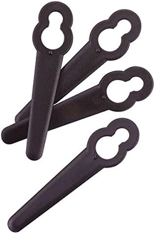 Kingfisher MB10CP Clip On Plastic Mower Blades - Green (Pack of 10), Transparent, 1.9x8.4x30 cm