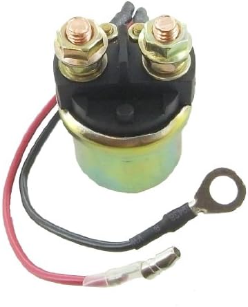 12 Volt, 4 Terminals Starter Solenoid Relay Compatible with/Replacement for Suzuki Outboard DF9.9 DF15 DF25 DF30 DF40 DF50 DF60 DF70 DT15C DT25C 3180094401, 6G1-91041-10-00, 68V-8194A-00-00