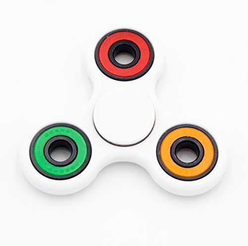 WOWLED Hand Finger Spinner Tri Fidget Multi-Color EDC Toy For Kids/Adult