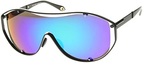 XL Oversized Shield Goggles Wrap Around Sunglasses