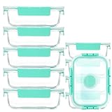 YANGNAY 10 Pack Glass Meal Prep Containers with