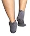 Full Toe Socks with Grips, 5 Finger Socks, Yoga, Pilates, Barre, Dance, Anti Non Slip Skid, Slip Free, for Women & Men, Size M/L, 3 Pairs - White, Grey, Black