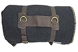 Walden Backyards Fireside Wool Blanket with Leather