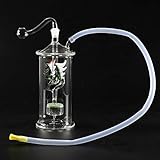 WATCHYOURNAME-8inches Clear Glass Oil Burner Can Fill Water -Unique Crane Design(1pcs)