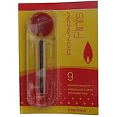 9 Ronson Firebronze Standard Lighter Flints x24 Packs