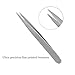 Tweezers Set Professional Stainless Steel Slant Flat Pointed Tip Precision Tweezers and Eyebrows Scissors,Perfect for Ingrown Hair Splinters Nose Hair and Eyebrows by Fairyland,Pack of 3