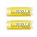 HURRAW! Lemon (2 Pack) Lip Balm: Organic, Certified Vegan, Certified Cruelty Free, Non-GMO, Gluten Free, All Natural – Luxury Lip Balm Made in The USA – Lemon (2 Pack)