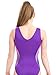 GK Glitz & Glam Gymnastics Leotard for Girls with Matching Scrunchie (Child Medium, Pink/Purple)