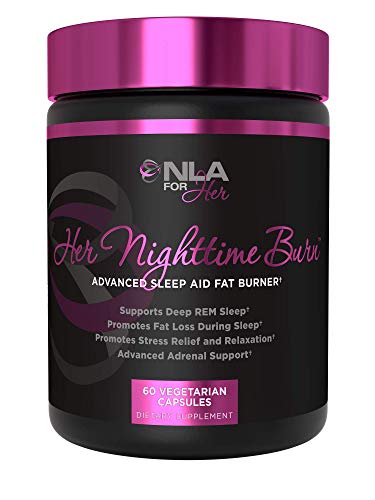 NLA for Her- Her Nighttime Burn-Sleep Aid and Fat Burner for Women-Promotes Better Sleep, Relaxtion, Weight Loss, and Stress Relief- Melatonin, CLA, Ashwagandha, 5 HTP, Chamomile- 60 Veggie caps NLA for Her- Her Nighttime Burn-Sleep Aid and Fat Burner for Women-Promotes Better Sleep, Relaxtion, Weight Loss, and Stress Relief- Melatonin, CLA, Ashwagandha, 5 HTP, Chamomile- 60 Veggie caps