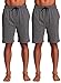 CYZ Men's Sleep Shorts - 100% Cotton Knit Sleep Pajama & Lounge Wear