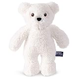 Vermont Teddy Bear Small Stuffed Animals - Stuffed Teddy Bears, 14 Inch, White, Take Along Teddy