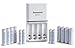 Panasonic eneloop Power Pack; 8AA, 4AAA, and Advanced Battery 3 Hour Quick Charger primary