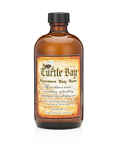 Turtle Bay Premium Bay Rum - 8 Oz. Splash, Glass Bottle