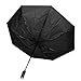 Yitote Automatic Open and Close Umbrella One Handed Operation Lightweight 8 Ribs Golf Umbrella with Light Reflective & Torchlight Handle Unbreakable Compact Travel Umbrella Windproof Umbrella