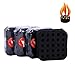 MUXI 4PCS Portable Grilling Charcoal Briquettes, 3 Seconds to Light, Sustainable Burning for 120 Mins, Easy Light Charcoal for Grill, Make BBQ Easy for Everyone, 5.2-Pound/Box